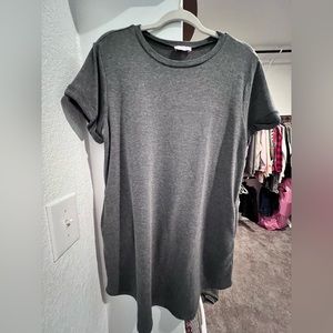 Pink Lily grey tshirt dress